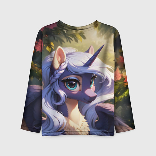 Детский лонгслив Принцесса пони - Мой Маленький Пони / 3D-принт – фото 2