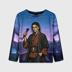 Лонгслив детский Bones в аниме стиле, цвет: 3D-принт