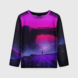 Лонгслив детский A Journey on the planet, цвет: 3D-принт
