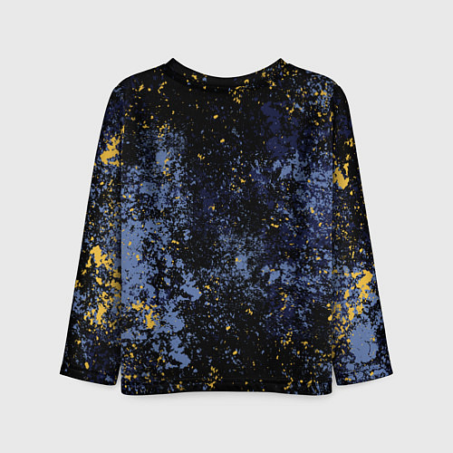 Детский лонгслив Мемфис Гриззлис - цветовой хаос / 3D-принт – фото 2