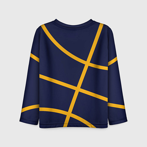 Детский лонгслив Мемфис Гриззлис - баскетбольные линии / 3D-принт – фото 2