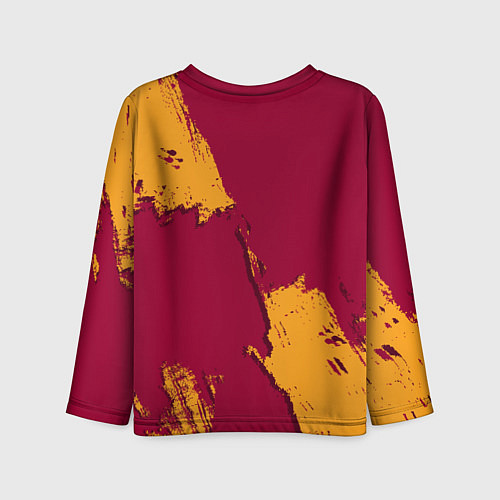 Детский лонгслив Майами Хит - разлитая краска / 3D-принт – фото 2