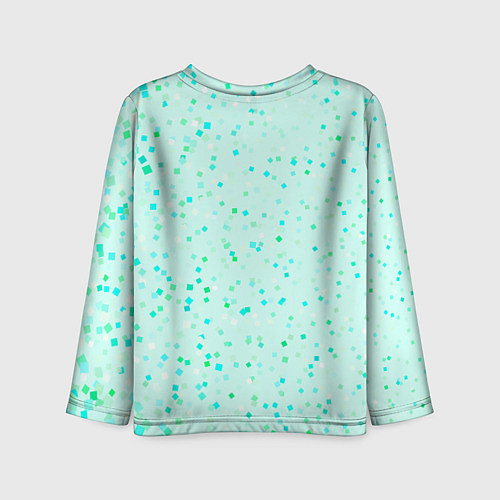 Детский лонгслив Lana Del Rey сидит в цветах / 3D-принт – фото 2