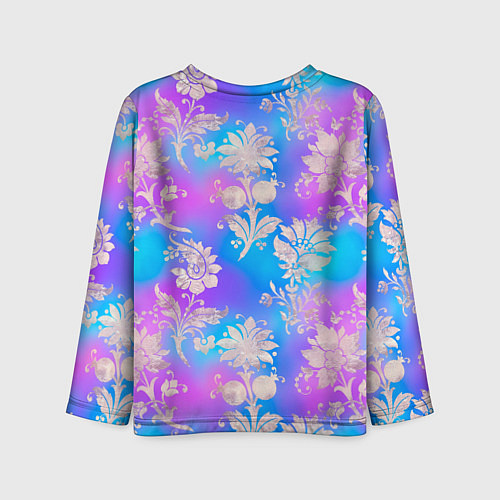 Детский лонгслив Lana Del Rey нарисованная черными линиями / 3D-принт – фото 2