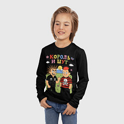 Лонгслив детский Король и Шут, мультяшный стиль, цвет: 3D-принт — фото 2