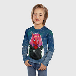 Лонгслив детский Anime XX Zero Two Kid, цвет: 3D-принт — фото 2