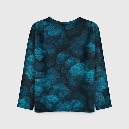 Детский лонгслив Волк с флагом ВМФ / 3D-принт – фото 2