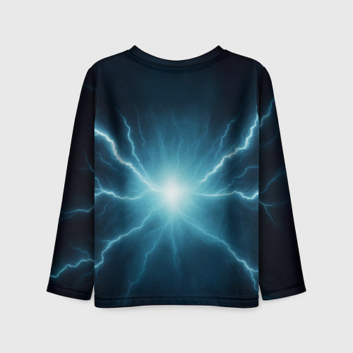 Детский лонгслив Электросамурай / 3D-принт – фото 2