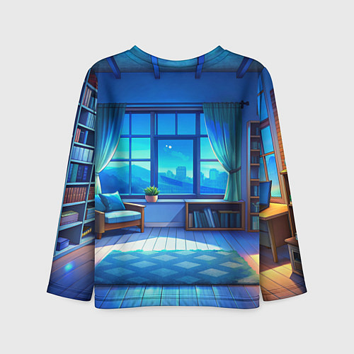 Детский лонгслив Сиратори Айра хочет спать / 3D-принт – фото 2