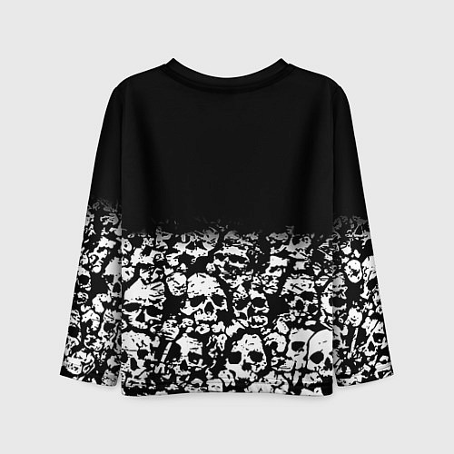 Детский лонгслив Doom черепа / 3D-принт – фото 2