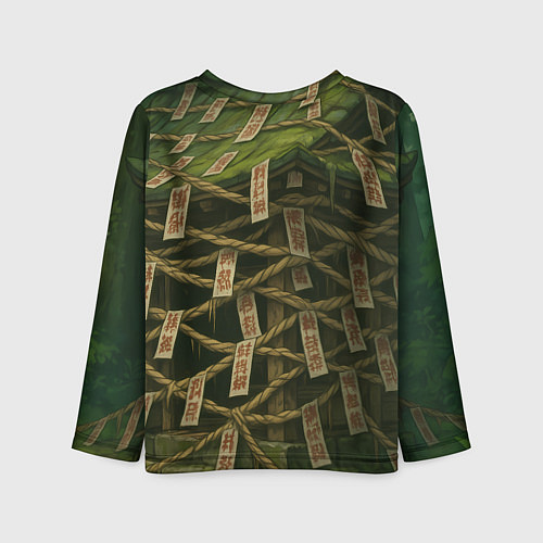 Детский лонгслив Сиратори Айра испуганная в полете / 3D-принт – фото 2