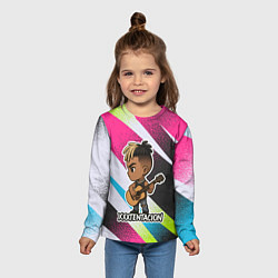 Лонгслив детский XXXTentacion в мультяшном стиле, цвет: 3D-принт — фото 2