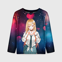 Детский лонгслив Марин Китагава с любовью - Эта фарфоровая кукла вл