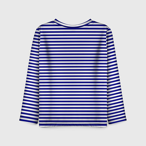 Детский лонгслив Тельняшка моряка / 3D-принт – фото 2