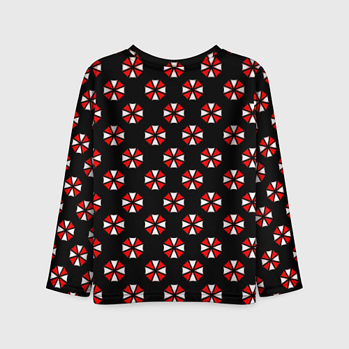 Детский лонгслив Doom x resident evil pattern / 3D-принт – фото 2