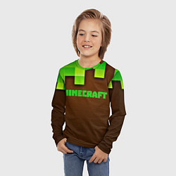 Лонгслив детский Minecraft forever, цвет: 3D-принт — фото 2
