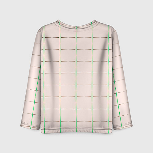 Детский лонгслив Color white stripes / 3D-принт – фото 2