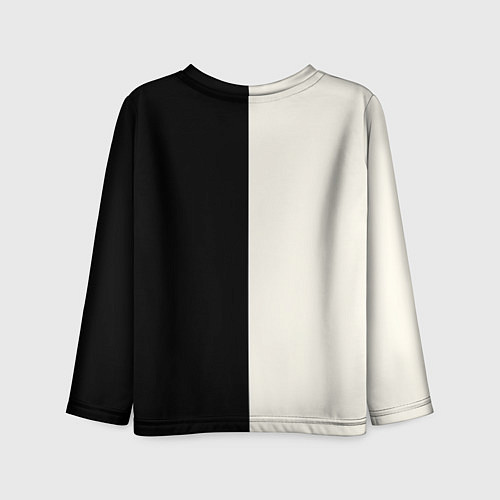 Детский лонгслив Стрекозы на черно-белом / 3D-принт – фото 2