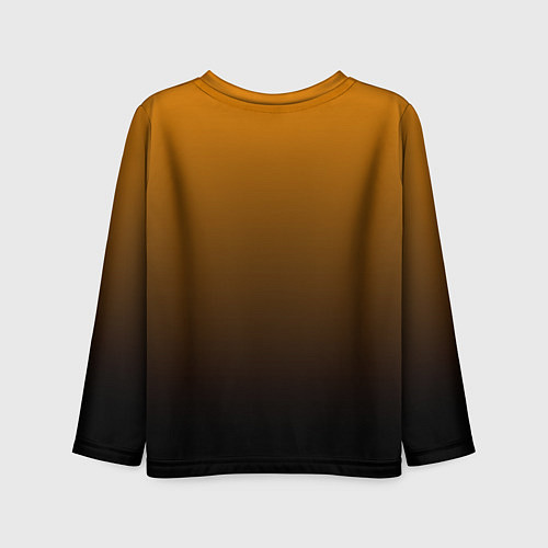 Детский лонгслив Orange gradient / 3D-принт – фото 2