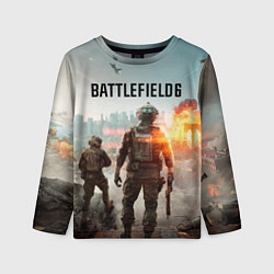 Лонгслив детский Солдаты из Battlefield 6, цвет: 3D-принт