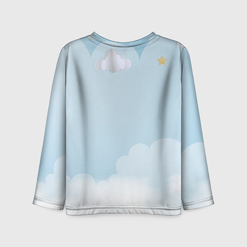 Детский лонгслив Русская душа - лисица / 3D-принт – фото 2