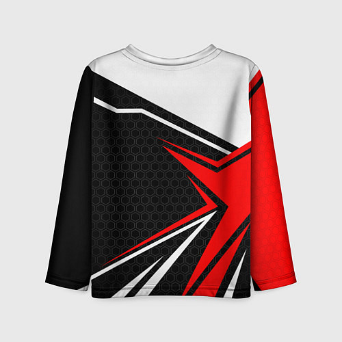 Детский лонгслив Umbrella - red uniform / 3D-принт – фото 2