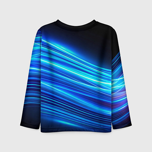 Детский лонгслив Лиса в косухе и гитарой - рок звезда / 3D-принт – фото 2