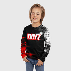 Лонгслив детский Dayz световые краски, цвет: 3D-принт — фото 2