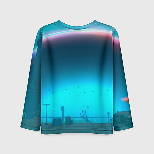 Детский лонгслив Мияби дыньки мем ZZZ / 3D-принт – фото 2