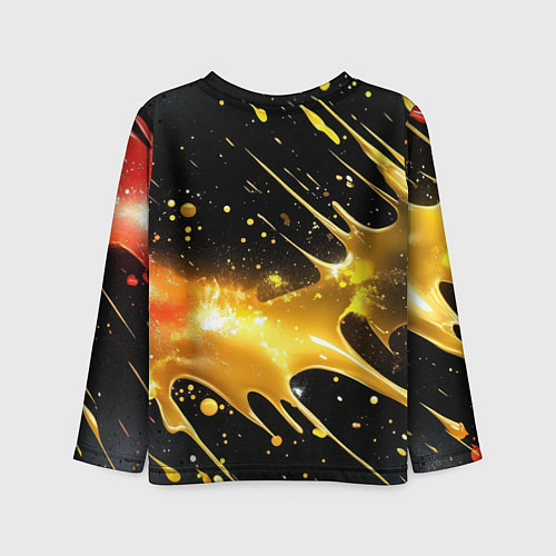 Детский лонгслив Саша не следует правилам - Саша их устанавливает / 3D-принт – фото 2