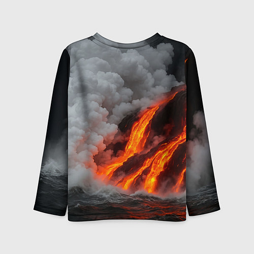 Детский лонгслив Тихий Саша гроза врагов / 3D-принт – фото 2