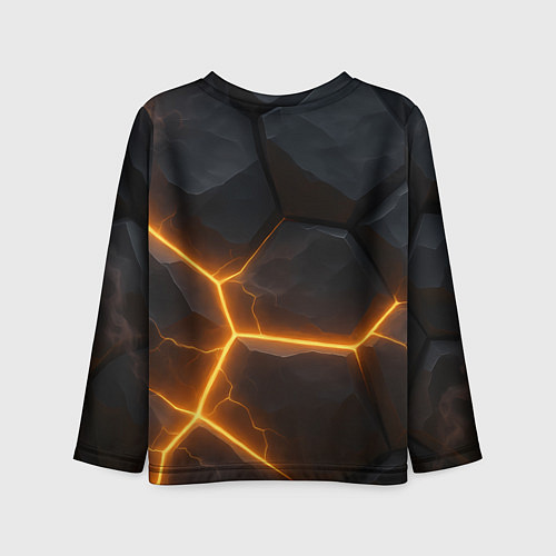 Детский лонгслив Саня силен как медведь / 3D-принт – фото 2