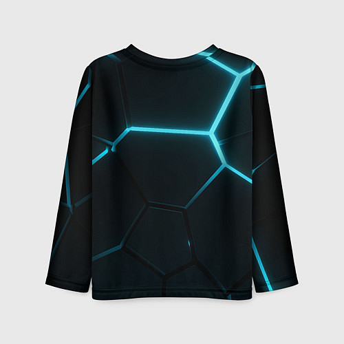 Детский лонгслив Авторитет Саши не обсуждается сто процентов / 3D-принт – фото 2