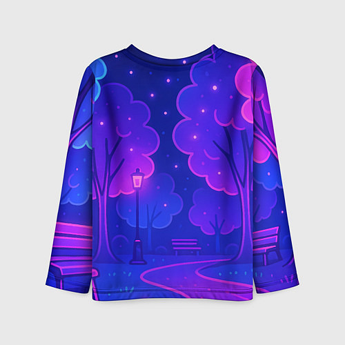 Детский лонгслив Цыпленок в очках читает книжку / 3D-принт – фото 2