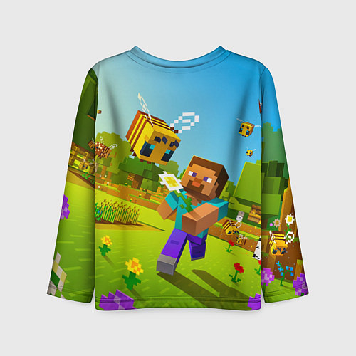 Детский лонгслив Стив и пчела / 3D-принт – фото 2