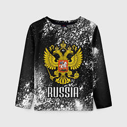 Лонгслив детский Герб России, цвет: 3D-принт