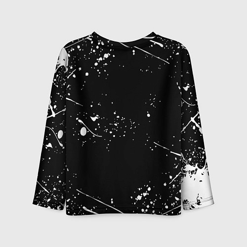 Детский лонгслив Хоффенхайм брызги красок / 3D-принт – фото 2