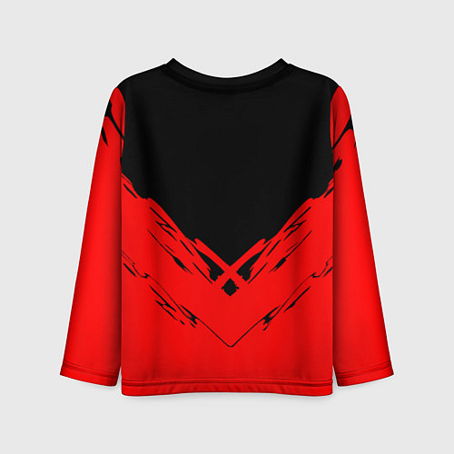 Детский лонгслив Arsenal текстура краски / 3D-принт – фото 2