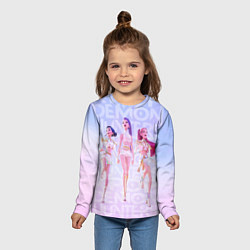 Лонгслив детский Huntrix KPop Demon Hunters, цвет: 3D-принт — фото 2