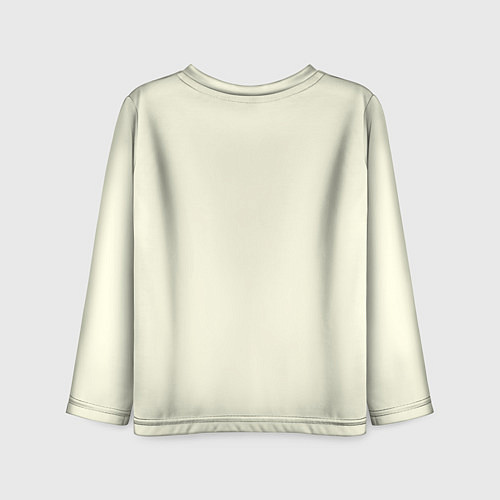 Детский лонгслив Символ 2026 года красная огненная лошадь / 3D-принт – фото 2