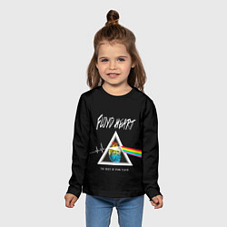 Лонгслив детский Pink Floyd сердце, цвет: 3D-принт — фото 2