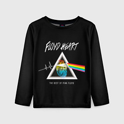 Детский лонгслив Pink Floyd сердце