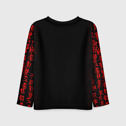 Детский лонгслив Человек бензопила / 3D-принт – фото 2