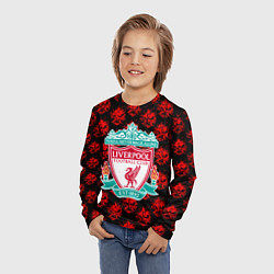 Лонгслив детский Liverpool samurai, цвет: 3D-принт — фото 2