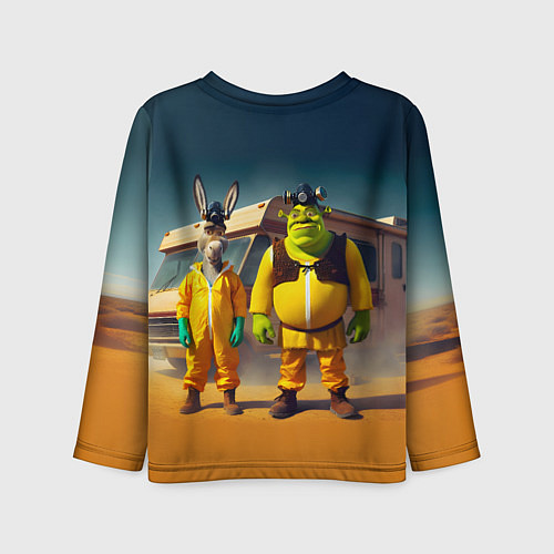 Детский лонгслив Шрек и Данки пустились во все тяжкие / 3D-принт – фото 2