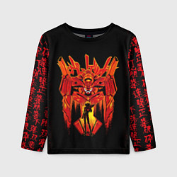 Лонгслив детский Евангелион Модуль-02, цвет: 3D-принт