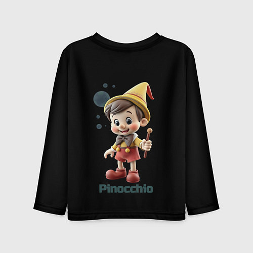 Детский лонгслив Pinocchio / 3D-принт – фото 2