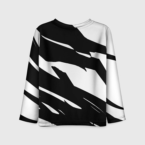 Детский лонгслив Челси геометрия полсоы / 3D-принт – фото 2