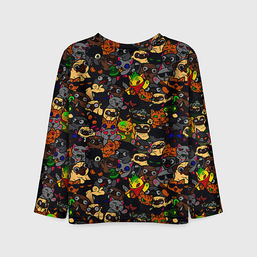 Детский лонгслив Paw / 3D-принт – фото 2