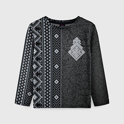 Детский лонгслив Славянский орнамент Макошь